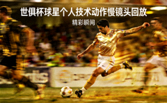 世俱杯球星个人技术动作慢镜头回放封面